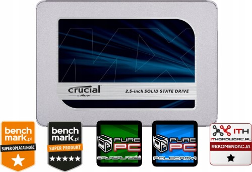 Dysk SSD 2,5'' Crucial MX500 500GB