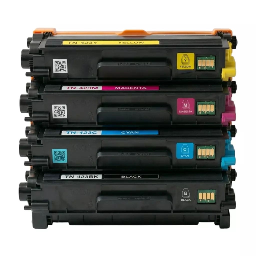 Tonery Brother TN-423 XL CMYK zamienniki - 6500 stron (Komplet 4 kolory)