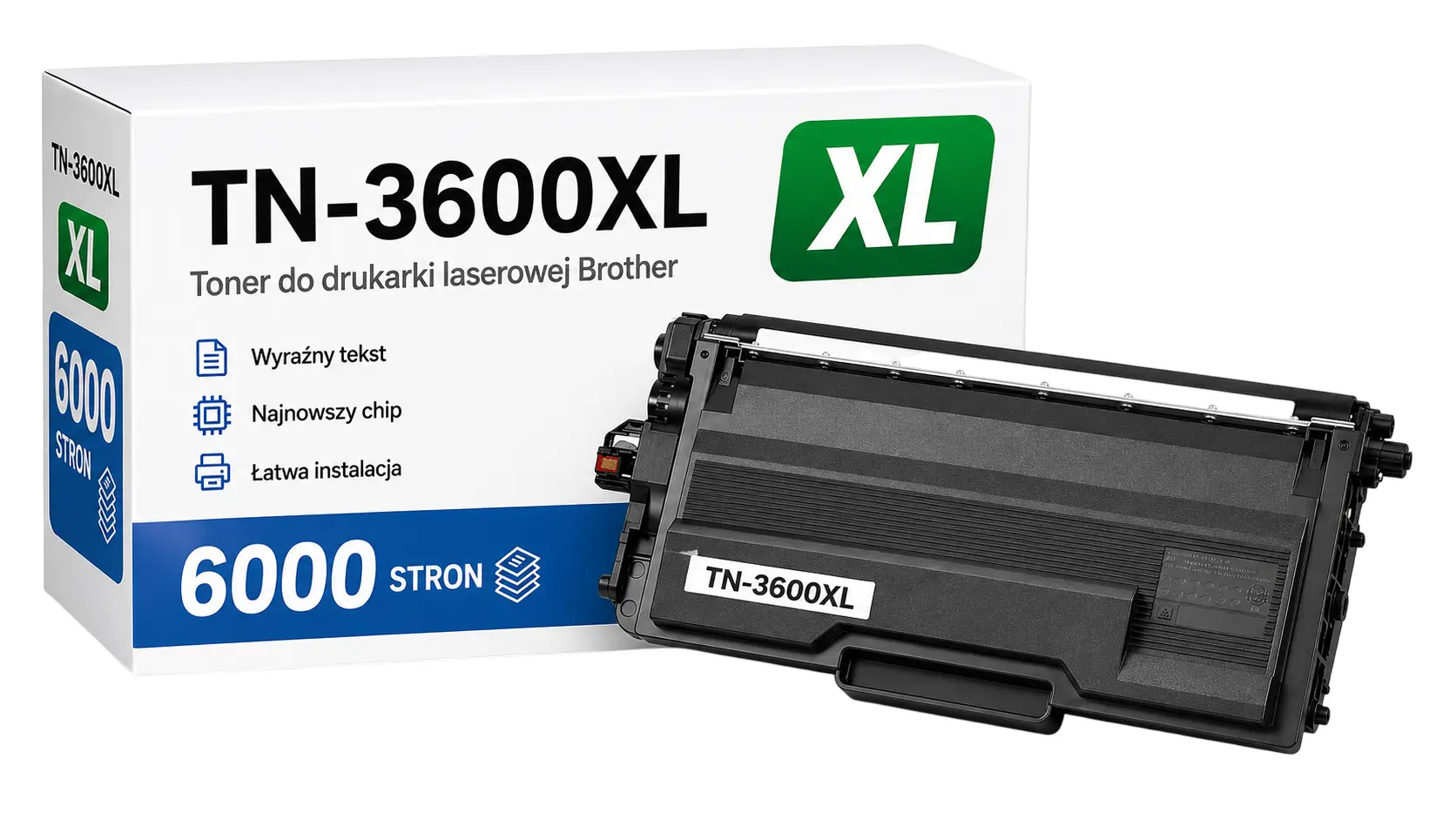 Toner Brother TN-3600 XL zamiennik - 6000 stron (Czarny)