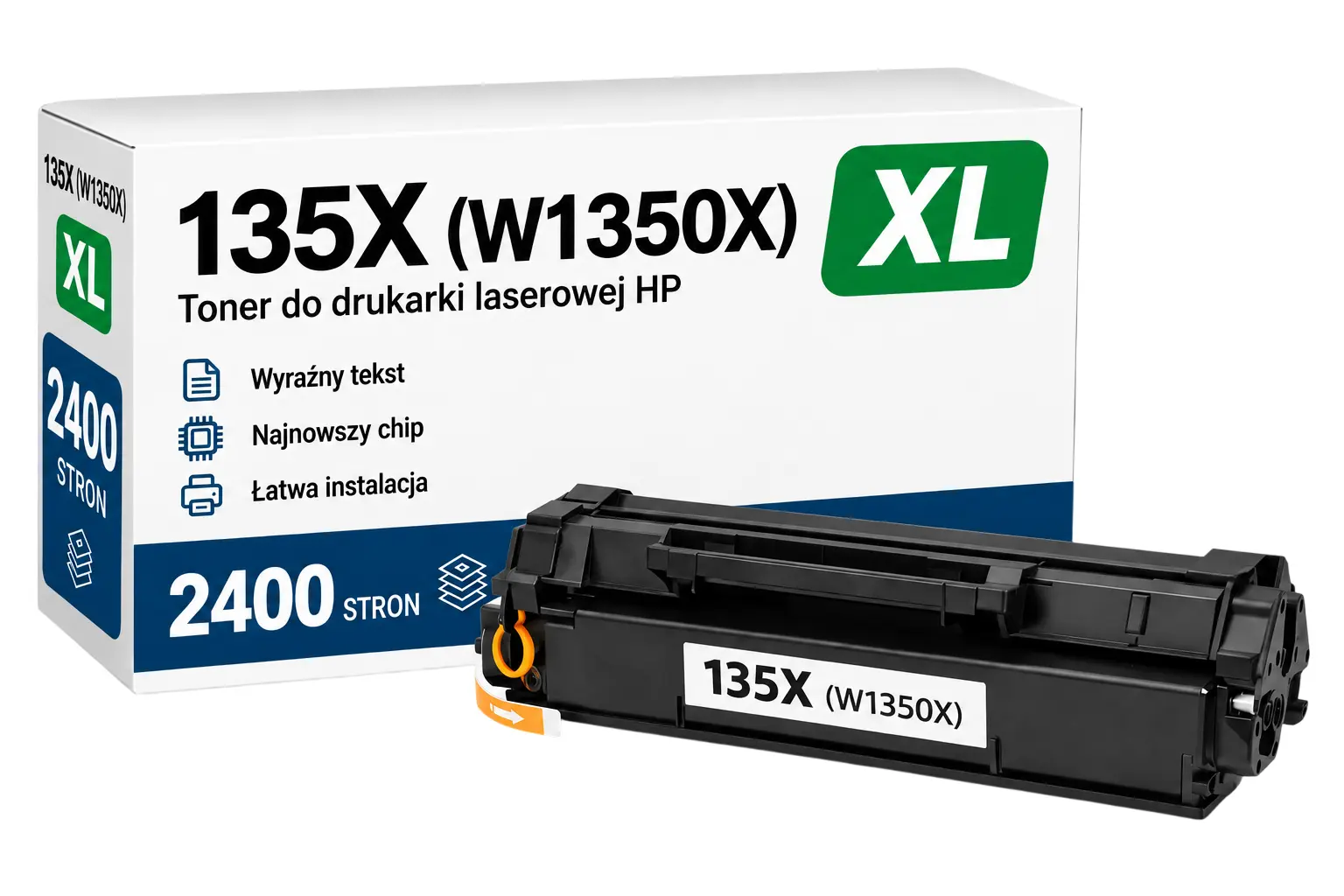 Toner HP 135X (W1350X) XL zamiennik - 2400 stron (Czarny)