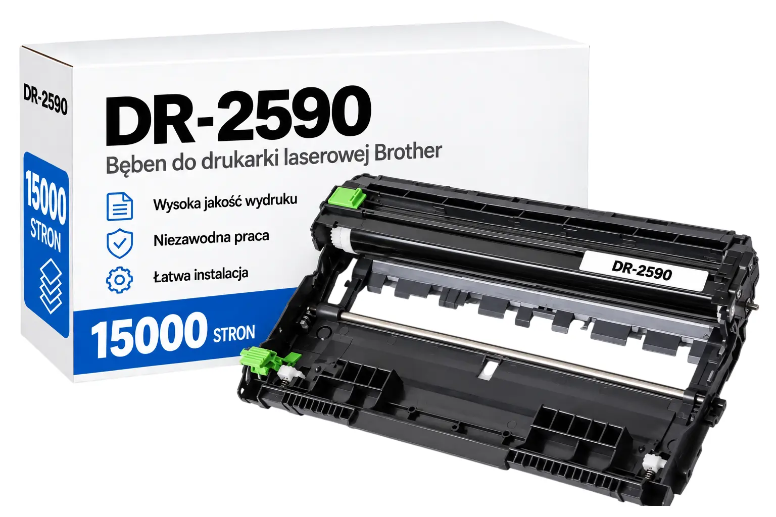 Bęben Brother DR-2590 zamiennik - 15000 stron (Czarny)