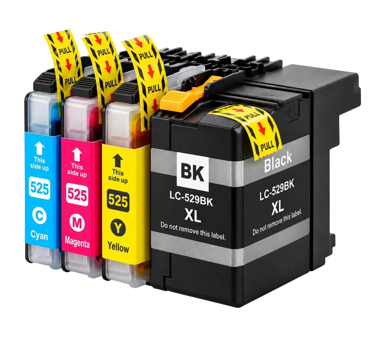 Tusze Brother LC-525 XL + LC-529 XL zamienniki do DCP-J105 (Komplet)